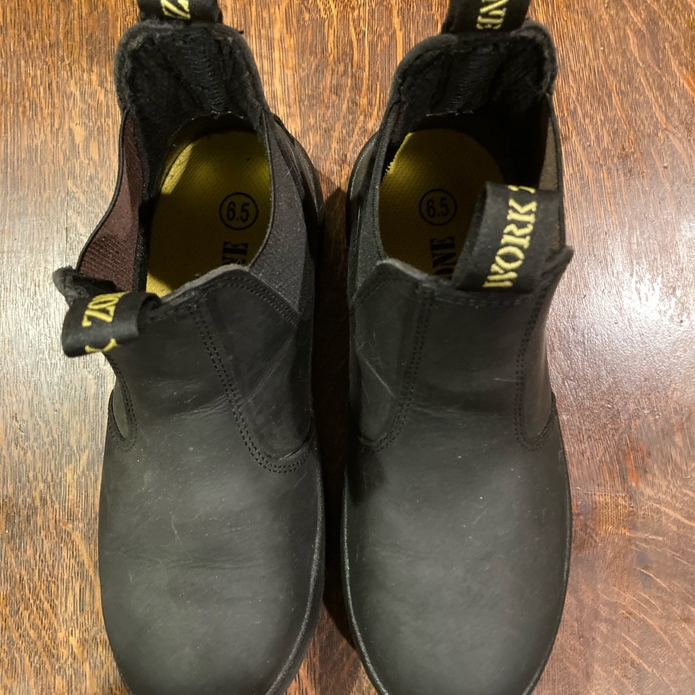 Work Zone Black Boots size 6.5